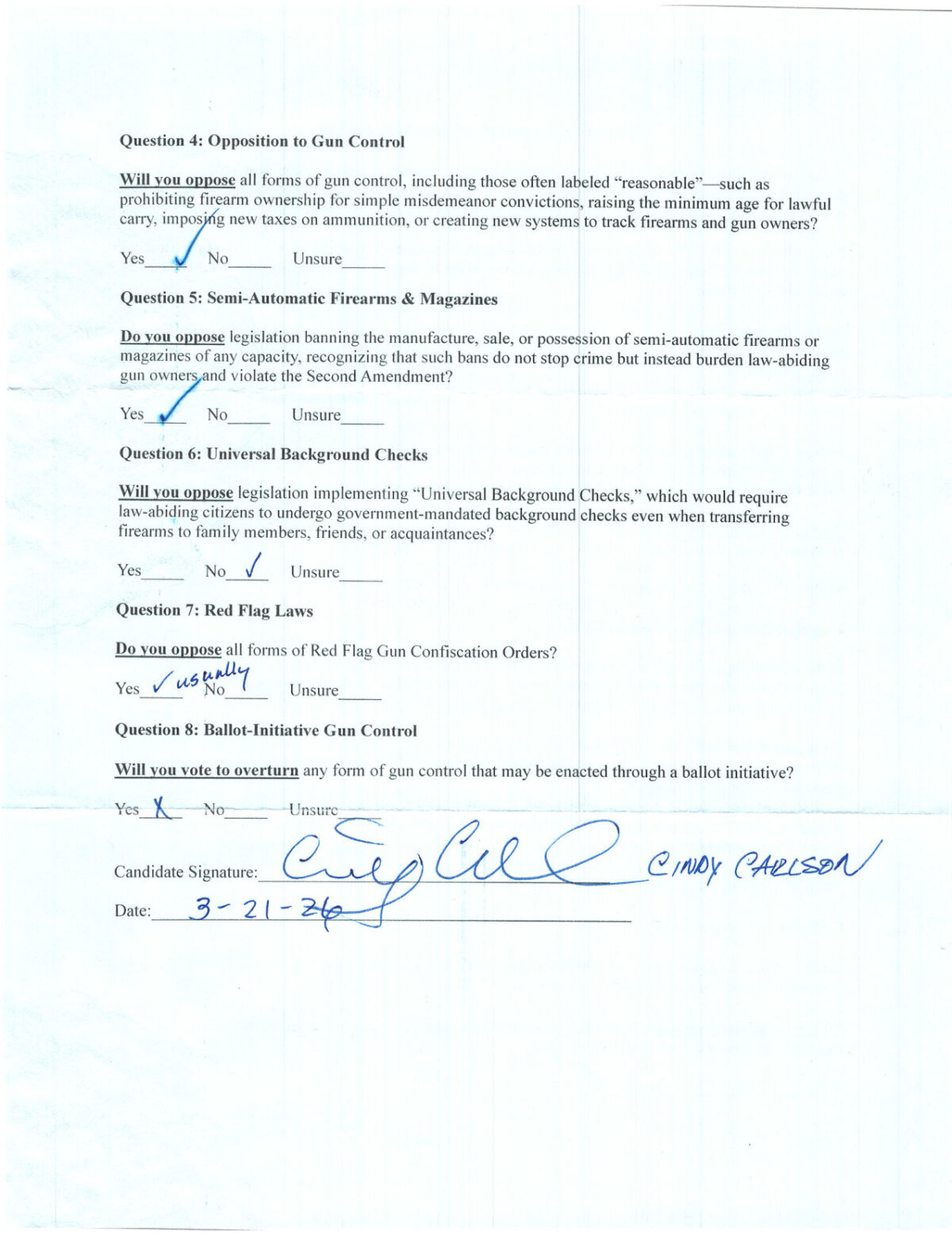 2026 Idaho Primary Survey - Idaho 2nd Amendment Alliance