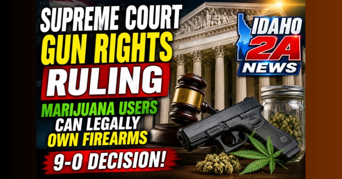 U.S. Supreme Court Makes Major Decision on Guns and Marijuana Users